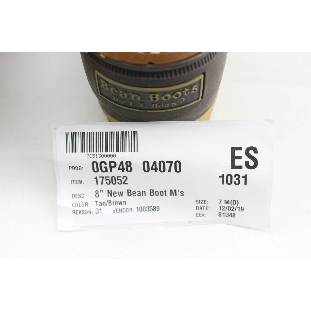 LL Bean Mens Bean Boots Size 7‎ M 8